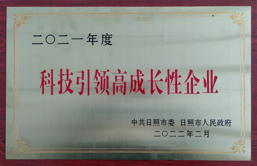 日照市科技引領高成長性企業